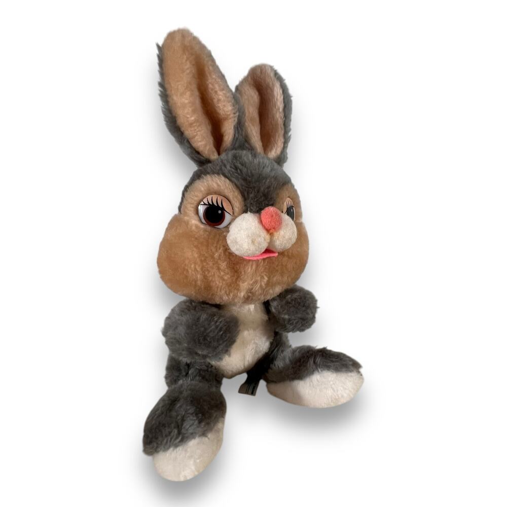 Vintage Thumper Plush Disney Bambi Rabbit 11in Knickerbocker 80s Stuffed Animal